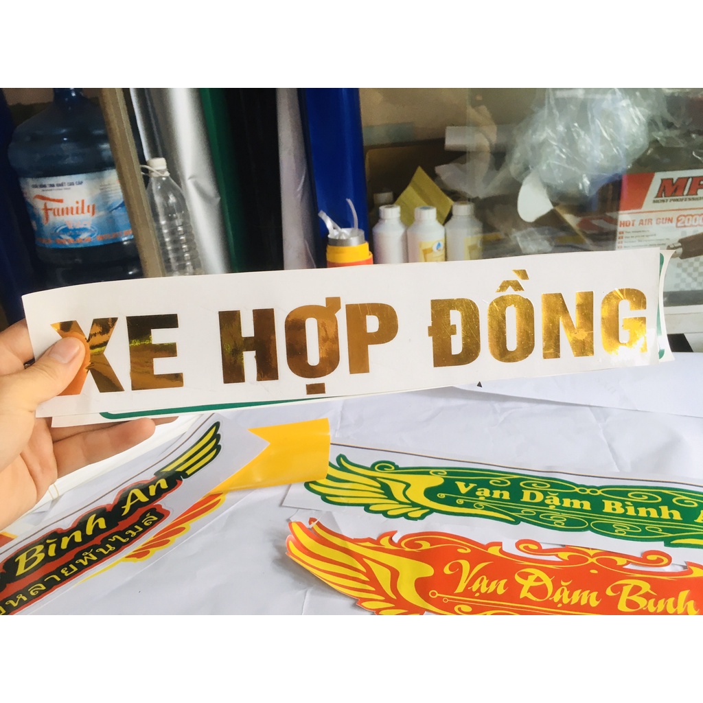 Tem Xe Hợp Đồng