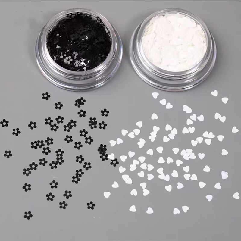 Phụ kiện nhũ trang trí móng tay nail siêu mới hot lẻ hũ
