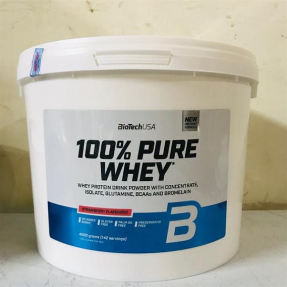 [GIÁ TỐT NHẨT] BIOTECH PURE WHEY 4000GRAM | Tăng Cơ Giảm Mỡ Thùng
