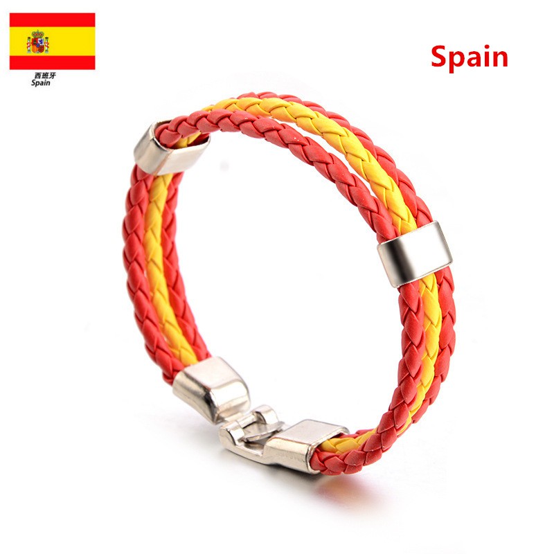 Dây đeo cổ tay bằng da Rope thế giới