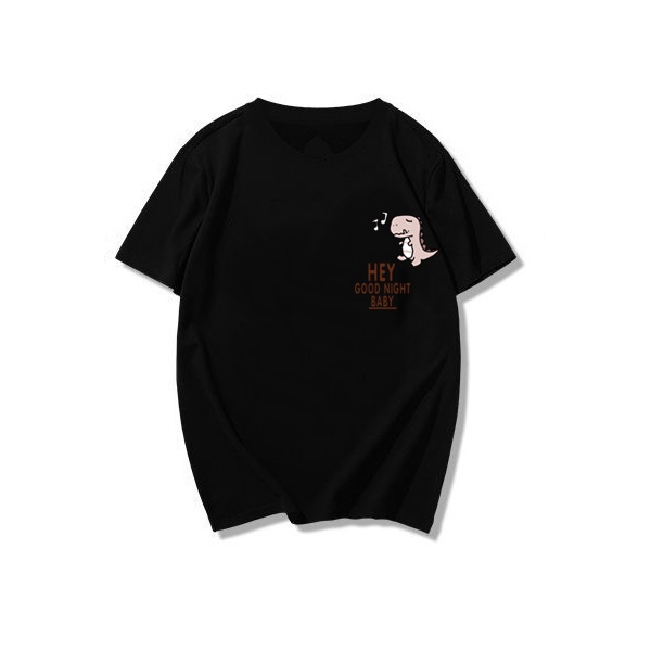 NRVP Áo thun mềm mại cổ tròn họa tiết hoạt hình dễ thương thời trang dành cho trẻ em từ 3- 11 tuổi