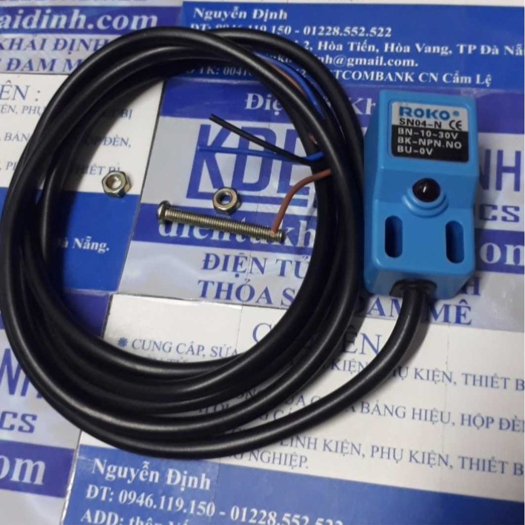 cảm biến tiệm cận ROKO SN04-N NPN thường mở chống nước kde4451