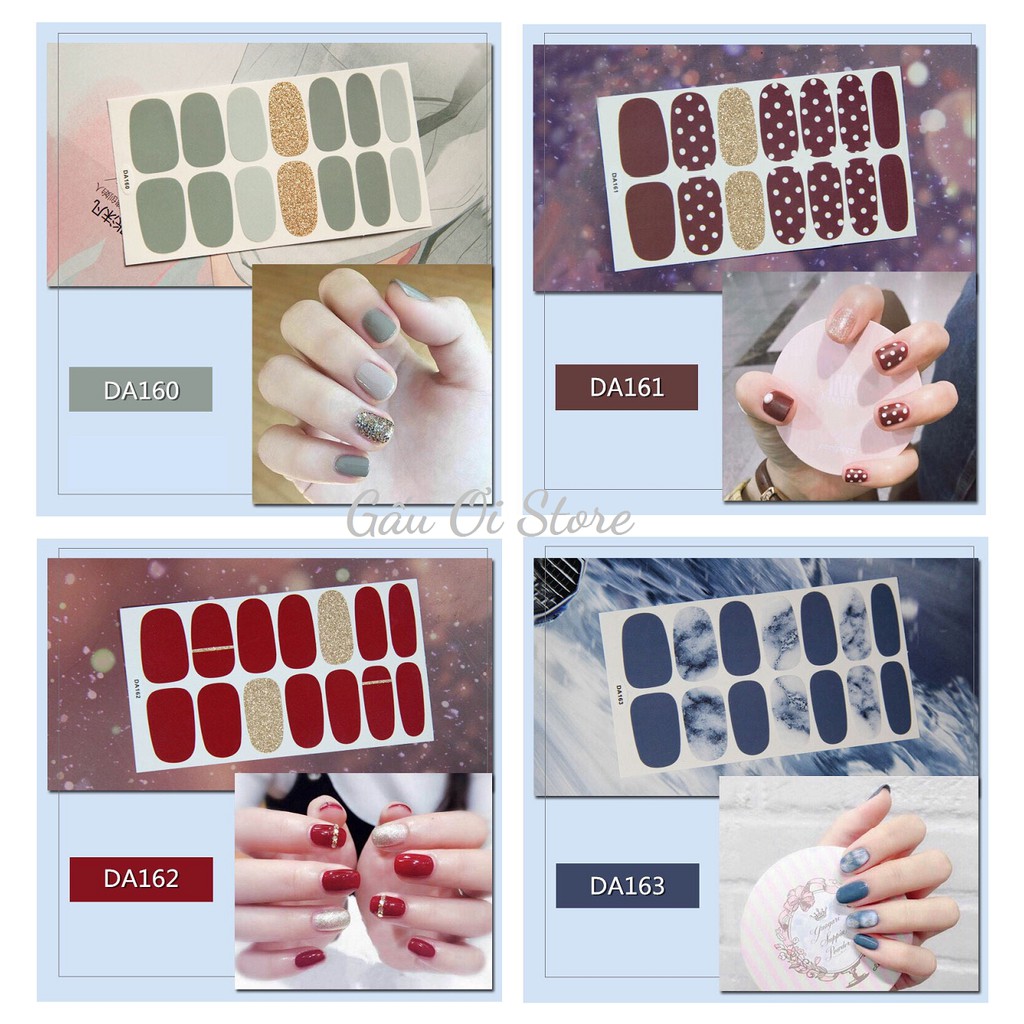 Sticker dán móng tay trang trí nghệ thuật
