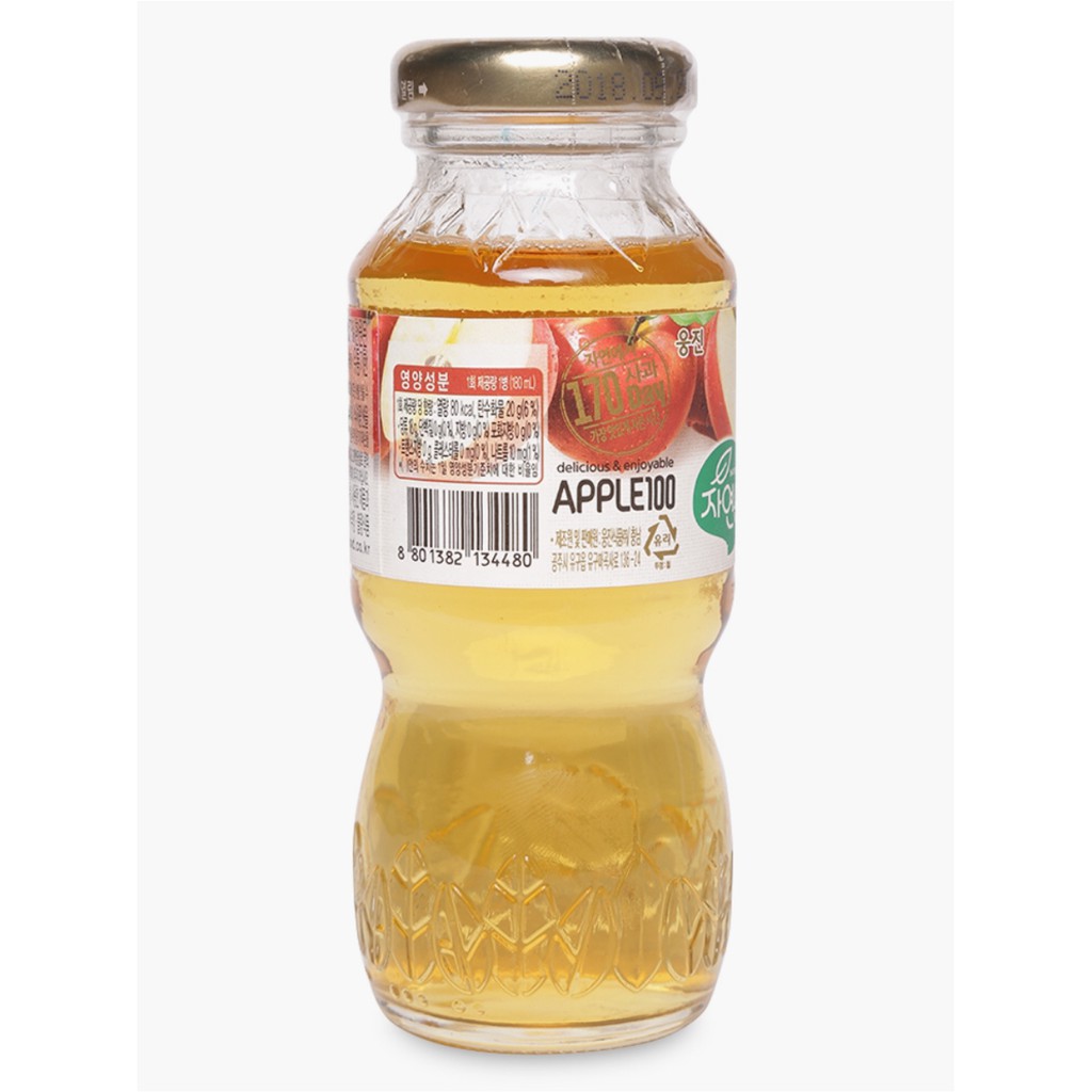 Nước táo Hàn Quốc 180ml -  자연은사과 180ml