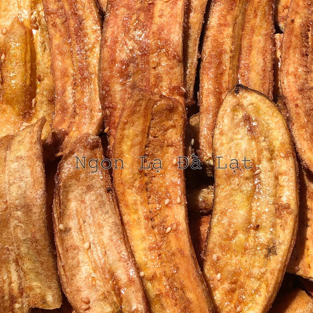 Chuối laba sấy gừng mè, Đặc Sản Ngon Lạ Đà Lạt