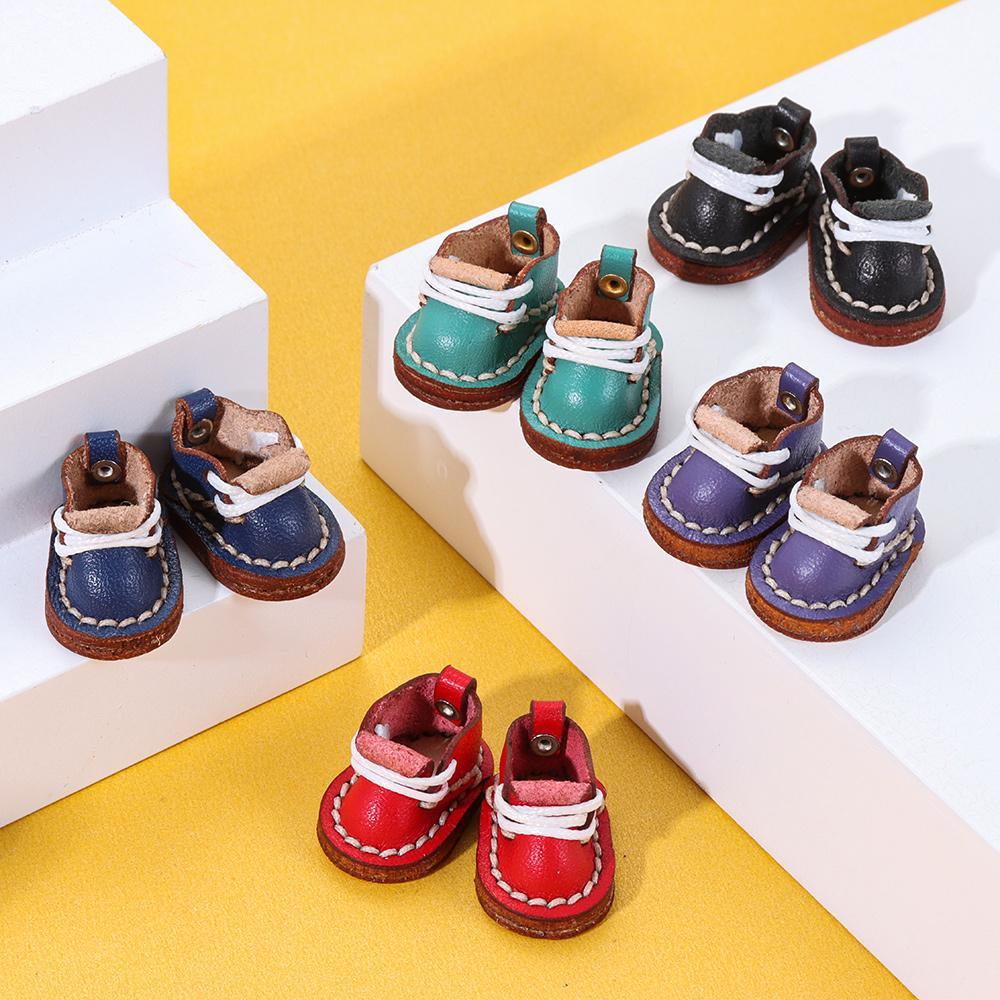 Giày Da Bò Cho Búp Bê obitsu11GSCbody9OB11 Tỉ Lệ 1 / 11 OB11