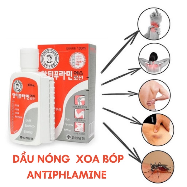 Dầu nóng Hàn Quốc Antiphlamine (100ml)