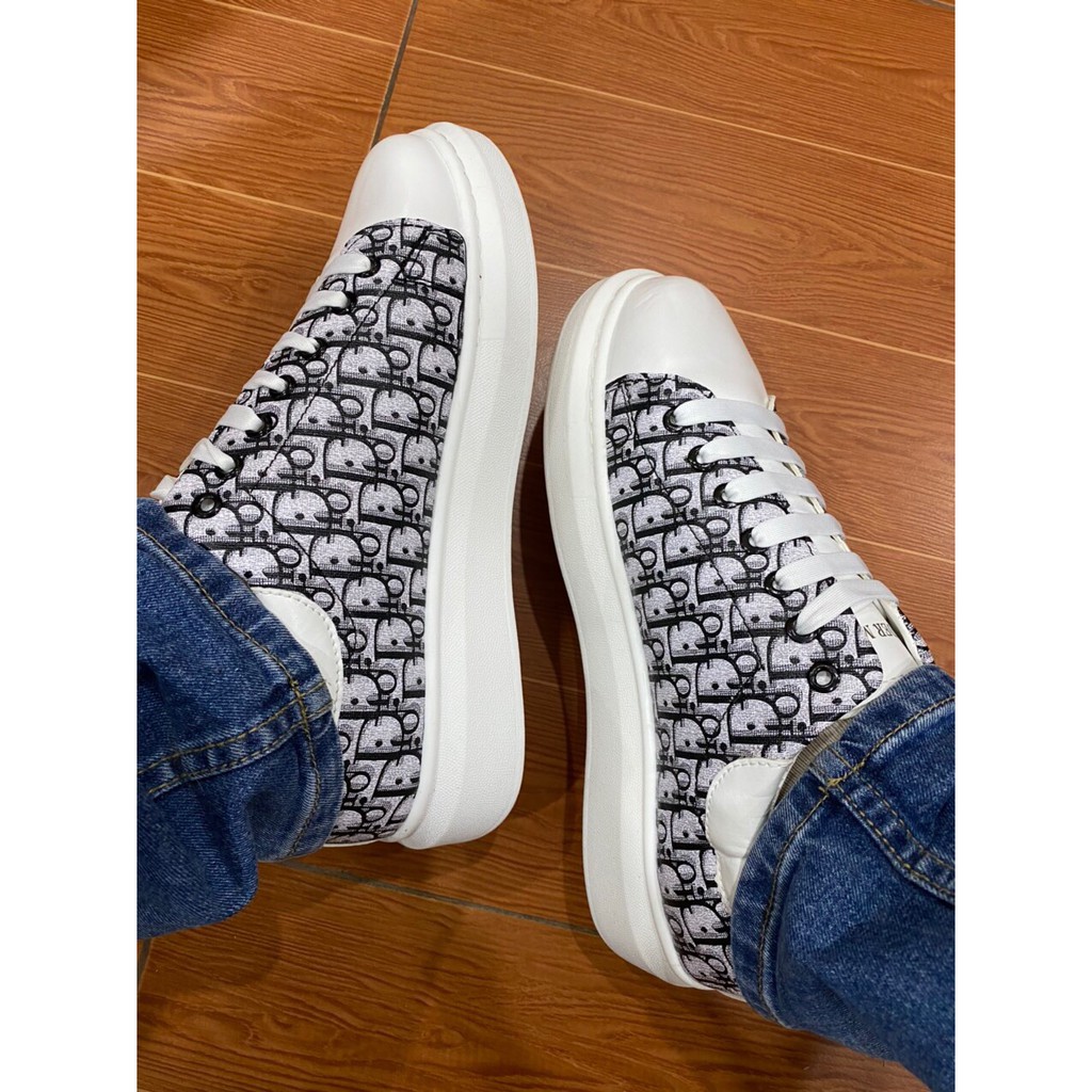 [LIMITED + FULLBOX] Giày Nam Hoạ Tiết Dior Trắng Cao Cấp - GIÀY Dior Nam FULLBOX - Mẫu Độc Quyền Số Lượng Có Hạn | BigBuy360 - bigbuy360.vn