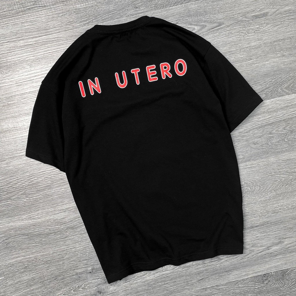Áo thun tay lỡ Nirvana IN UTERO , T Shirt nam nữ unisex , MSW Town | BigBuy360 - bigbuy360.vn