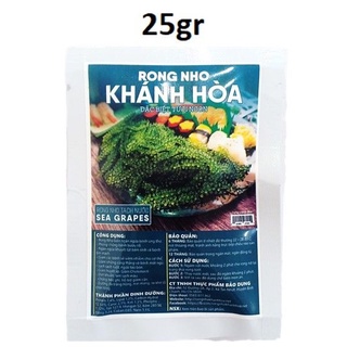 Rong nho tách nước khánh hoà 25gr
