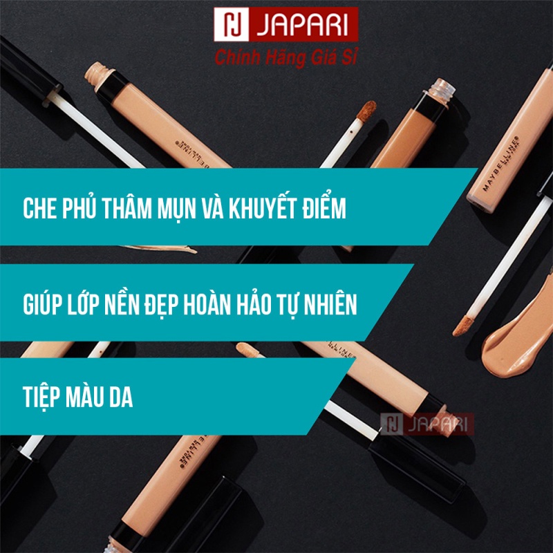 Kem Che Khuyết Điểm Maybelline Fit Me CHÍNH HÃNG - Cây Bút Che Khuyết Điểm Mắt Môi Nam Nữ - Đồ Trang Điểm JAPARI