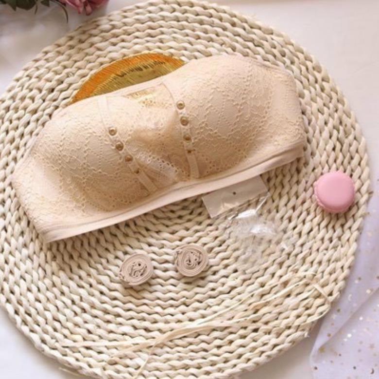 Áo ngực cúp ren bàn tay nâng ngực đan dây giữa chất liệu ren su (có dây trong suốt kèm theo) [Hàng Đẹp] | BigBuy360 - bigbuy360.vn