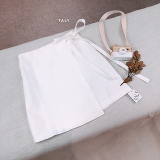 Chân váy đắp chéo thắt nơ taly cv511