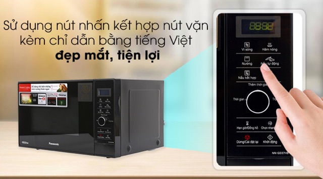 Lò vi sóng có nướng inverter Panasonic NN-GD37HBYUE 23 lít (Miễn phí giao tại HCM-ngoài tỉnh liên hệ shop)