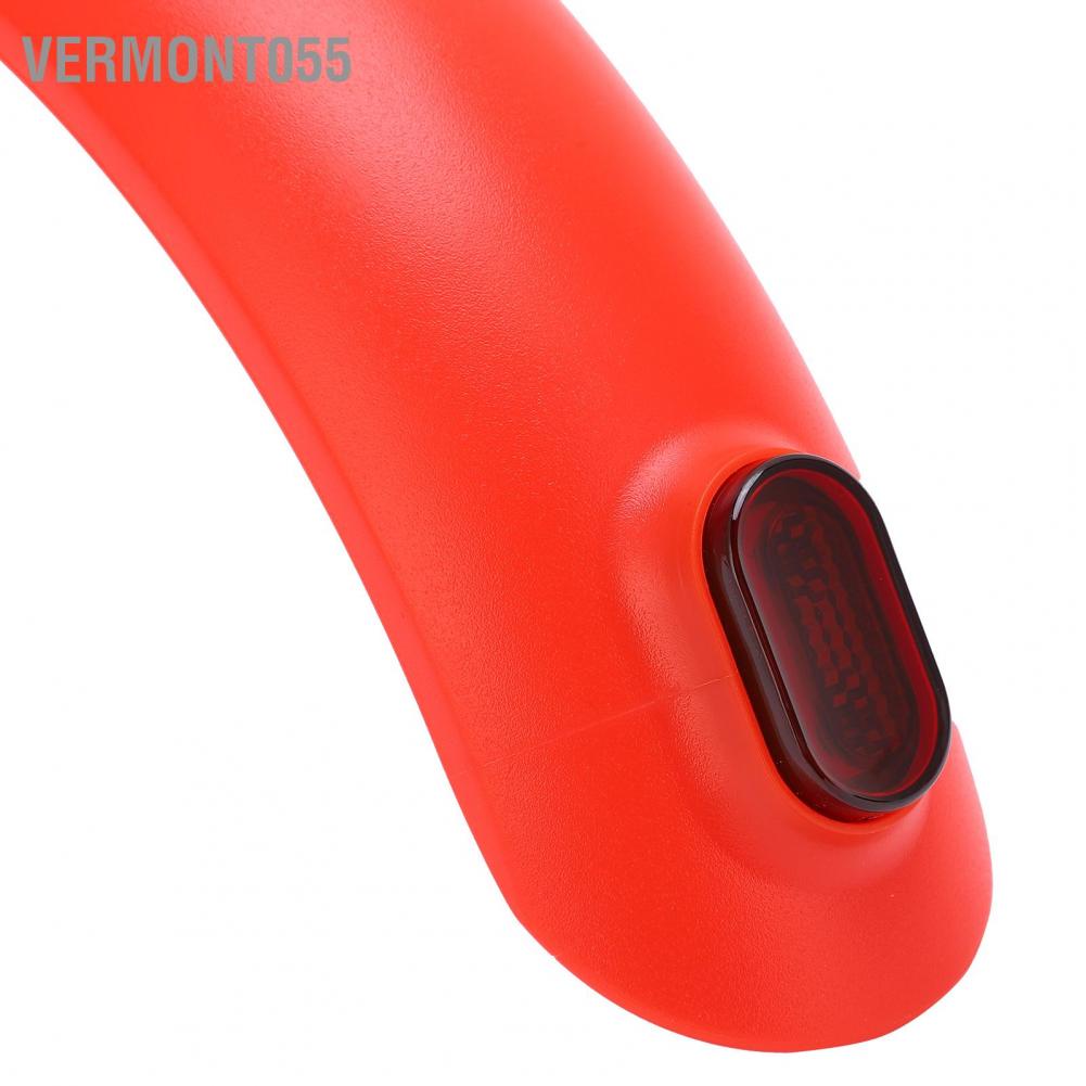 Vermont055 Electric Scooter Rear Fender Mugguard with Hook and Taillight for Xiaomi Mijia M365 Accessories