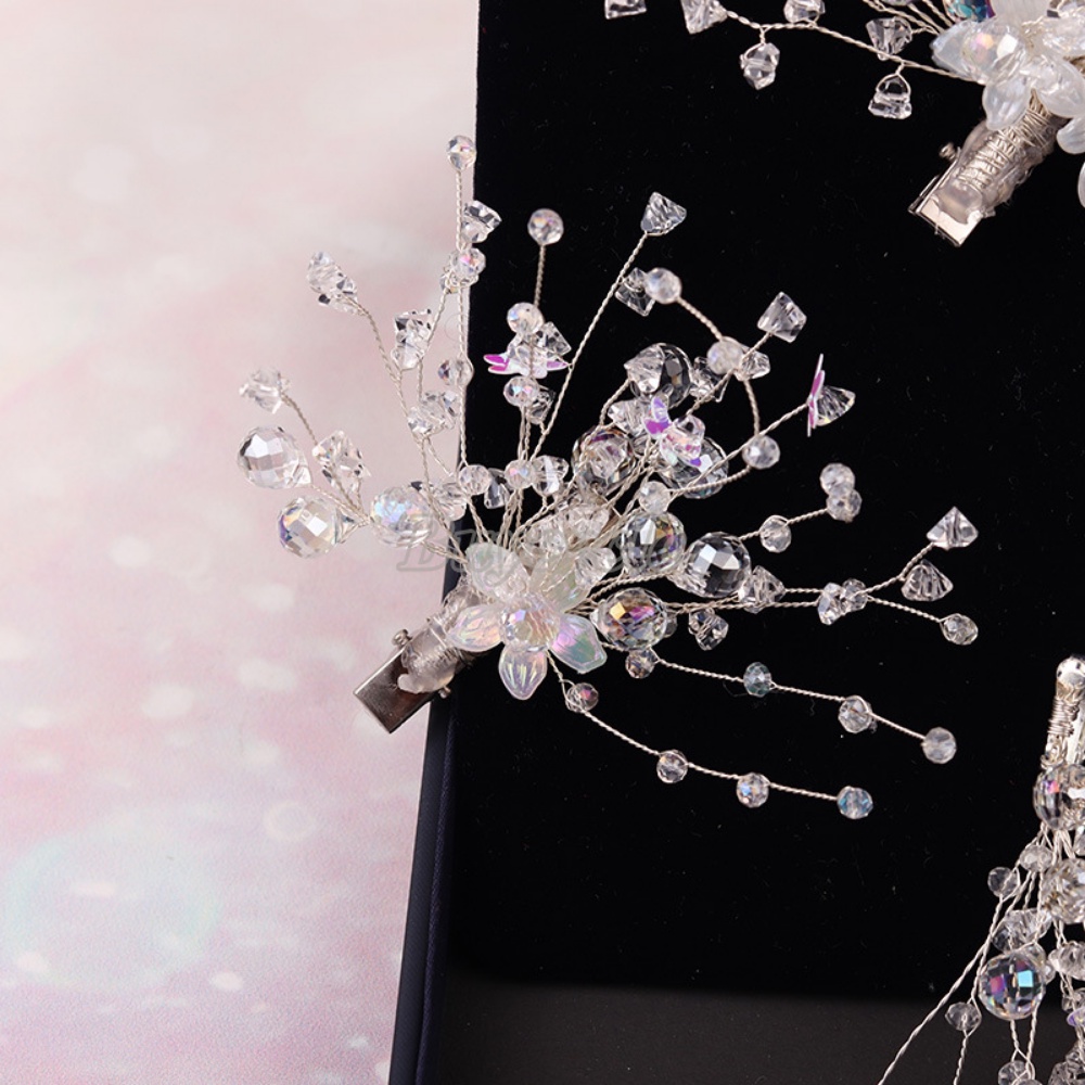 Bridal Jewelry Fashion Handmade Pearl Flower Tassel Hairpin Sen Series Wedding Styling Accessories