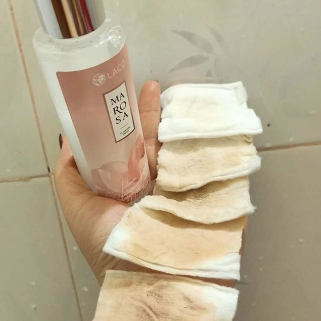 Nước Tẩy Trang Marosa Laco không cồn - Hỗ trợ làm sạch da, loại bỏ lớp trang điểm và bụi bẩn (chai 120ml)