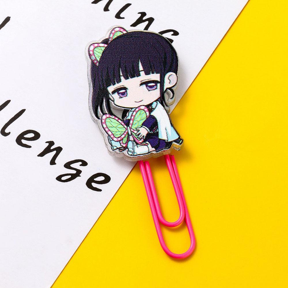 Kẹp Giấy Họa Tiết Hoạt Hình Kimetsu No Yaiba Tanjirou Nezuko Inosuke Zenitsu Giyuu