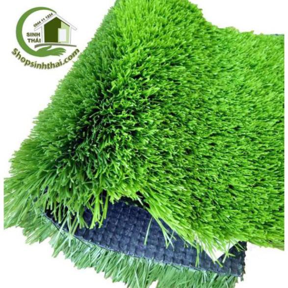 [ 25 x 50cm] Tấm cỏ nhựa xanh cao cấp trang trí hồ cá, sân vườn, mô hình 25cm x 50cm