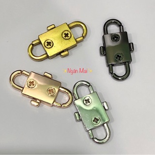 Móc thu chỉnh ngắn dây xích túi loại bấm xịn