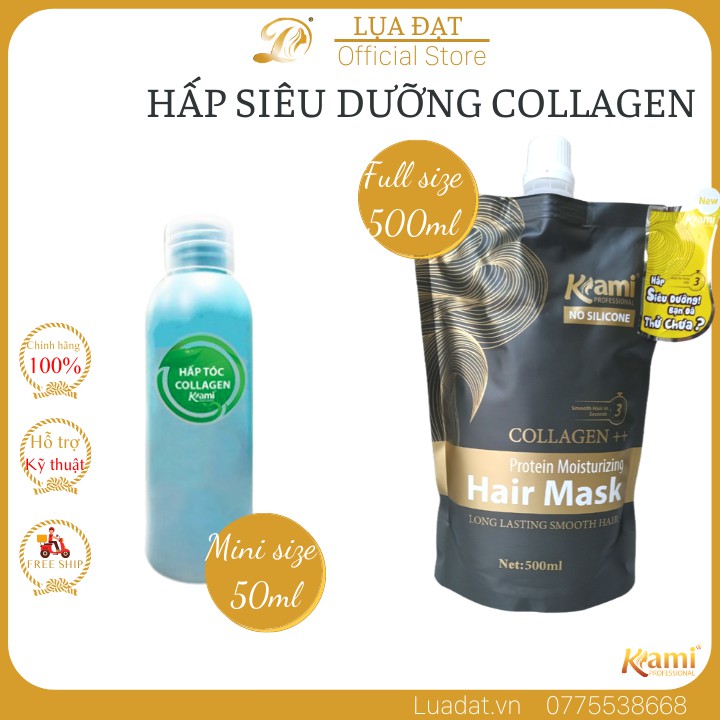 [Mini Size]Dầu hấp tóc collagen siêu dưỡng hương nước hoa KAMI chính hãng tuýp 50ml