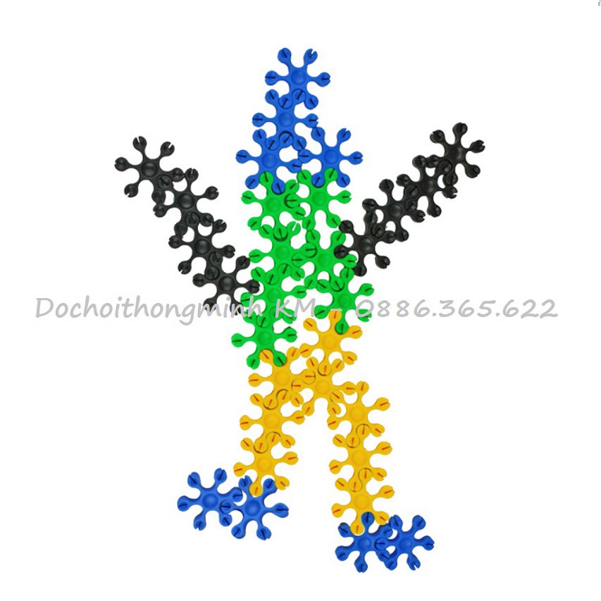 T41 - Túi Lego hình hoa lắp ghép khoảng 120 chi tiết