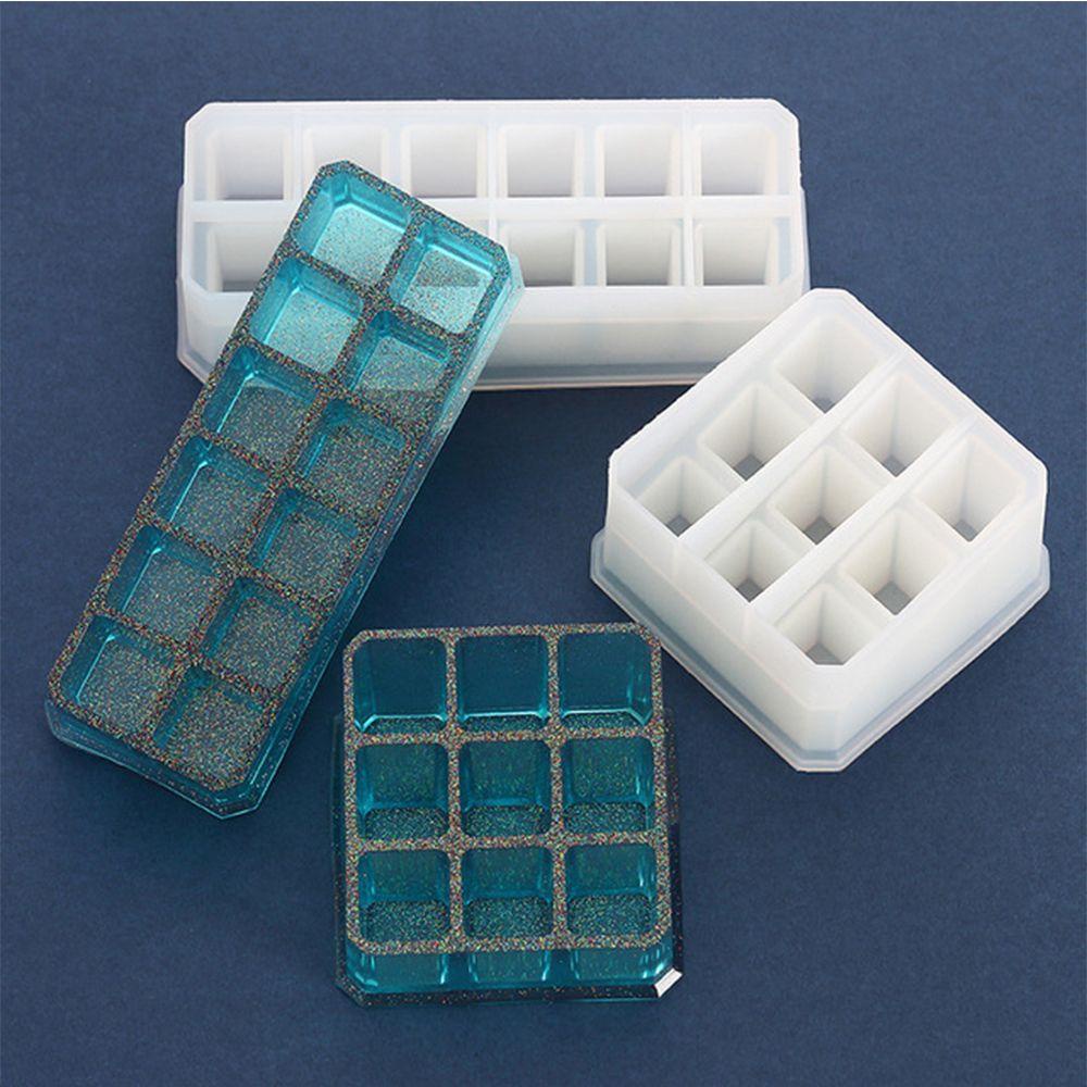 Khuôn Nhựa 9 / 12 Ô Làm Đạo Cụ|Giá Đỡ Son Môi Epoxy Resin Thủ Công