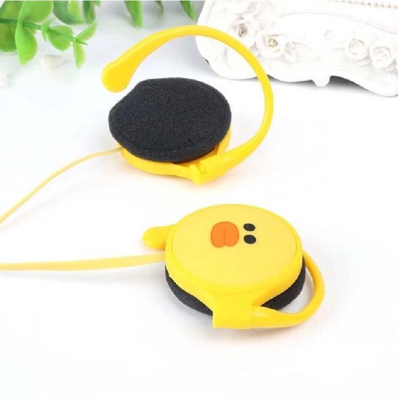 Tai Nghe Chụp Tai Hình Thỏ Dễ Thương Có Dây Chuẩn 3.5mm