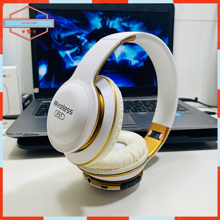 Tai Nghe Nhạc Headphone Bluetooth Chụp Tai Không Dây WIRELESS P17  Tai Nghe Điện Thoại Úp Tai