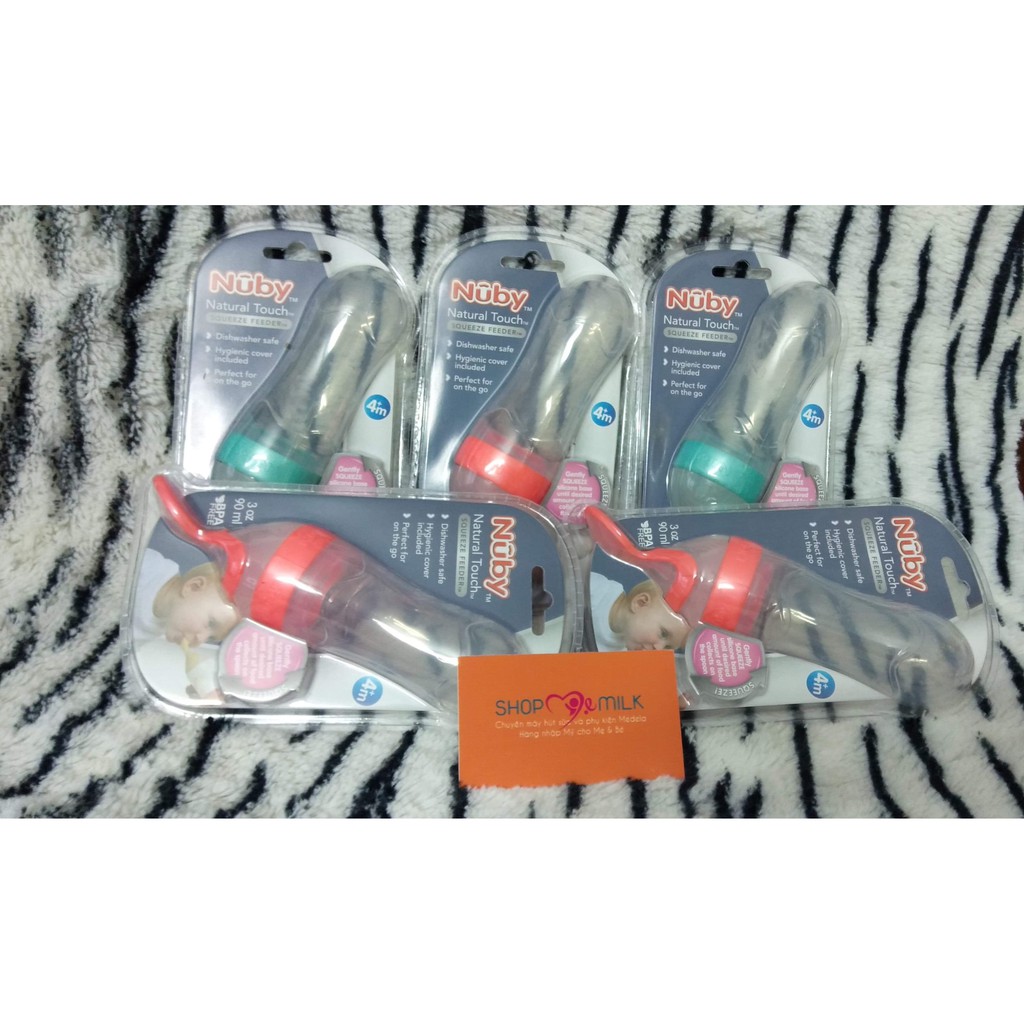 Bình ăn dặm cho bé Nuby 90ml- 3oz