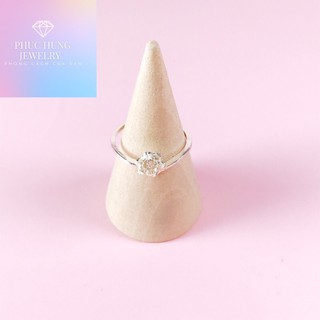 Nhẫn sen bạc ta PHJ mã N03