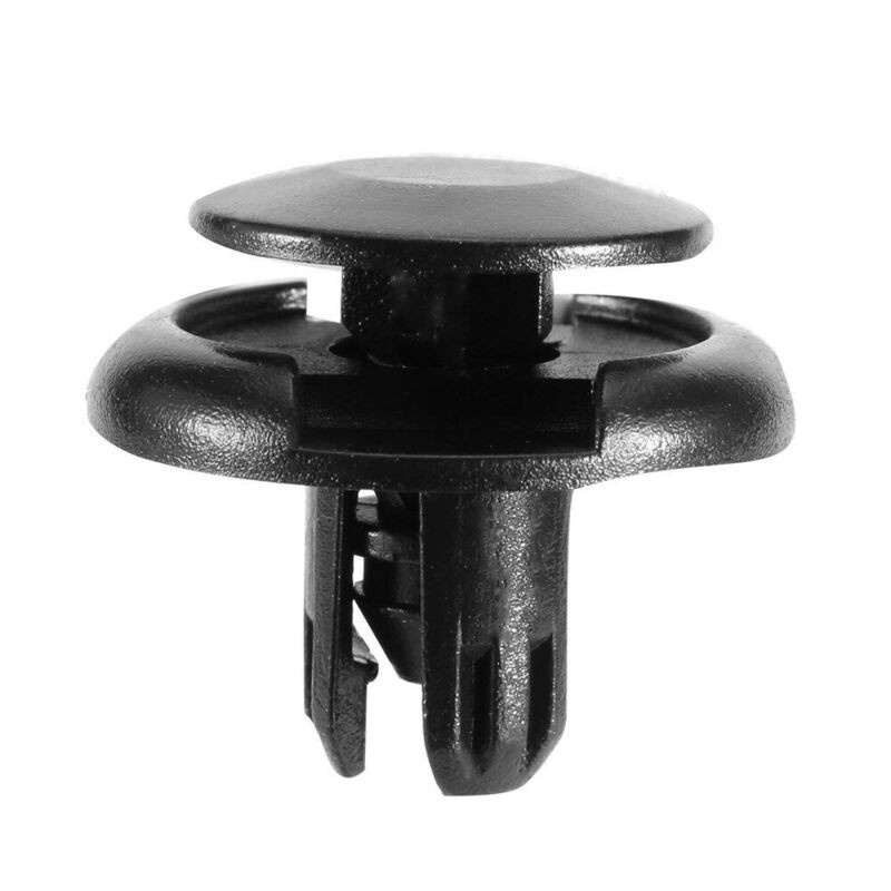 Set 50 Nút Nhấn Nhựa 8mm Màu Đen Thay Thế Cho Cản Trước Xe Hơi