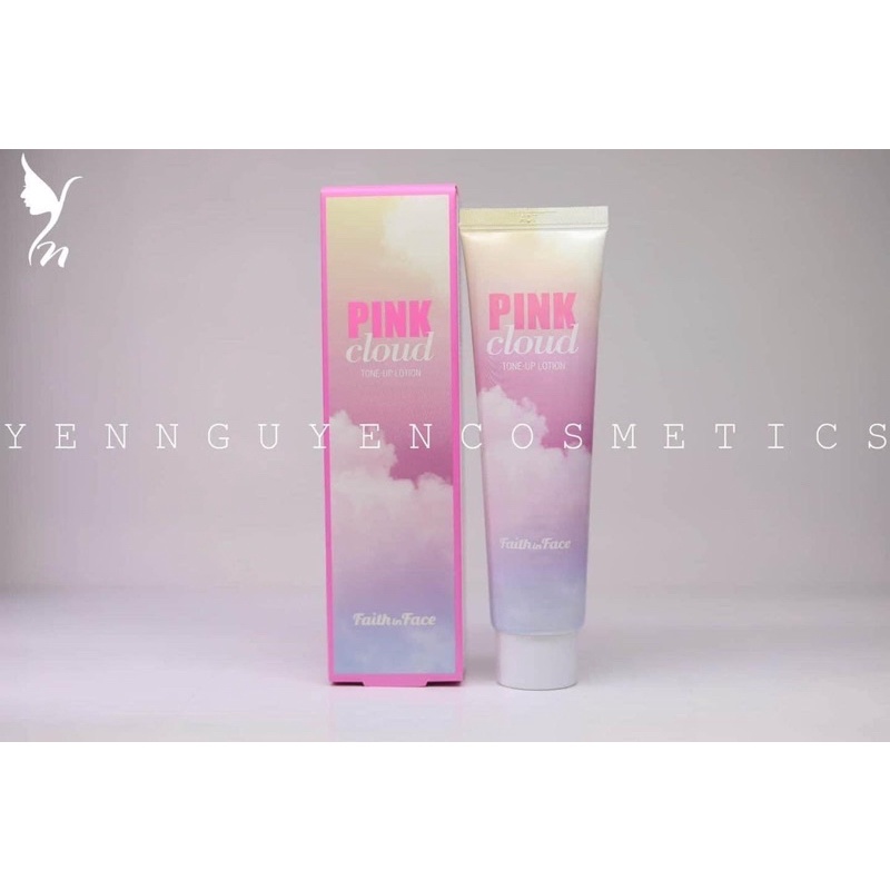 KEM LÓT DƯỠNG DA, NÂNG TÔNG TỨC THÌ FAITH IN FACE PINK CLOUD TONE UP LOTION (550k)