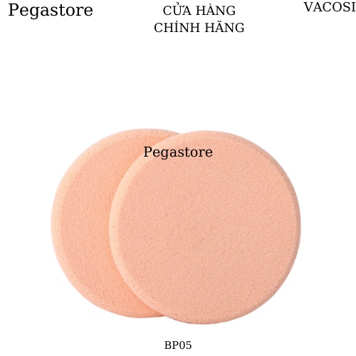 Bông trang điểm - bông phấn ướt tròn lớn VACOSI LARGE DISC SPONGE BP05