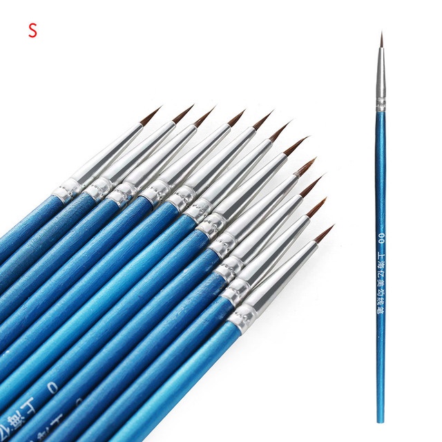 Set 5 Cọ Vẽ Tranh Thiết Kế Độc Đáo Tiện Dụng # 0 # 00 # 000