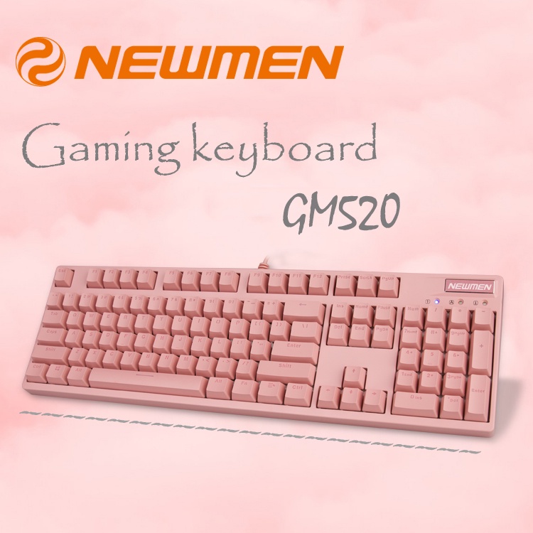 ˂PATECH˃ Bàn phím cơ có dây Gaming Newmen GM520 - Hàng Chính Hãng