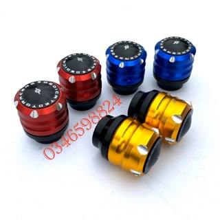 Gù chống đổ trước có nắp gắn xe máy xe điện.