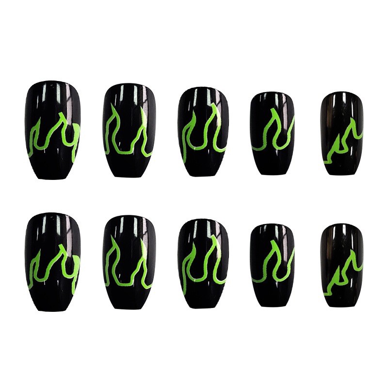 Set 24 móng tay giả D192, dáng móng dài ( Tặng kèm keo và dũa )