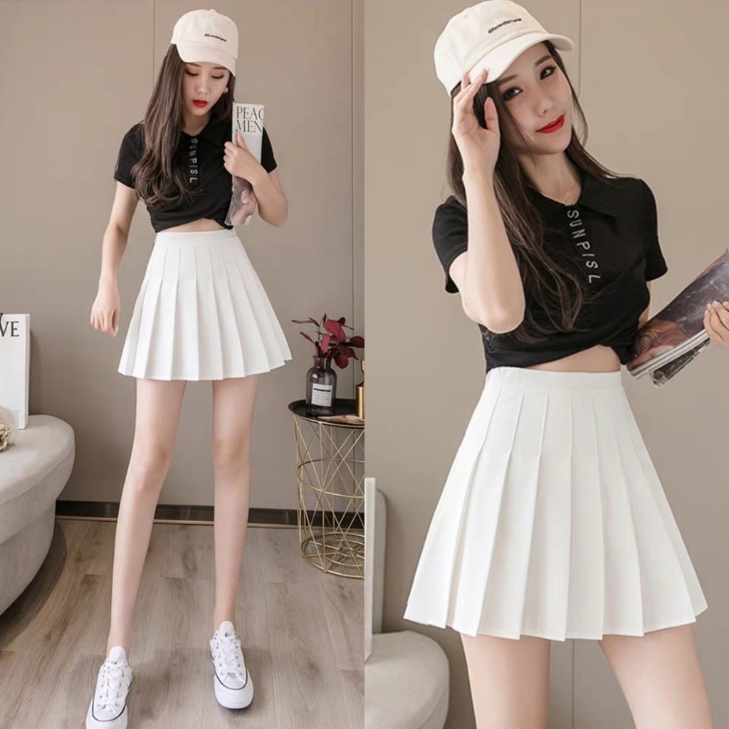 Chân Váy Xếp Ly Chữ A Dáng Lưng Cao Phong Cách Công Sở Có Kèm Quần Đùi Bên Trong | BigBuy360 - bigbuy360.vn