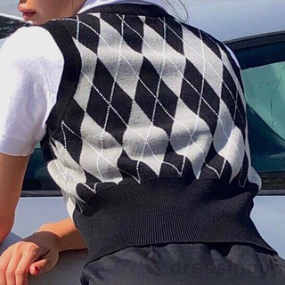 Áo len croptop gile cổ V [ORDER]