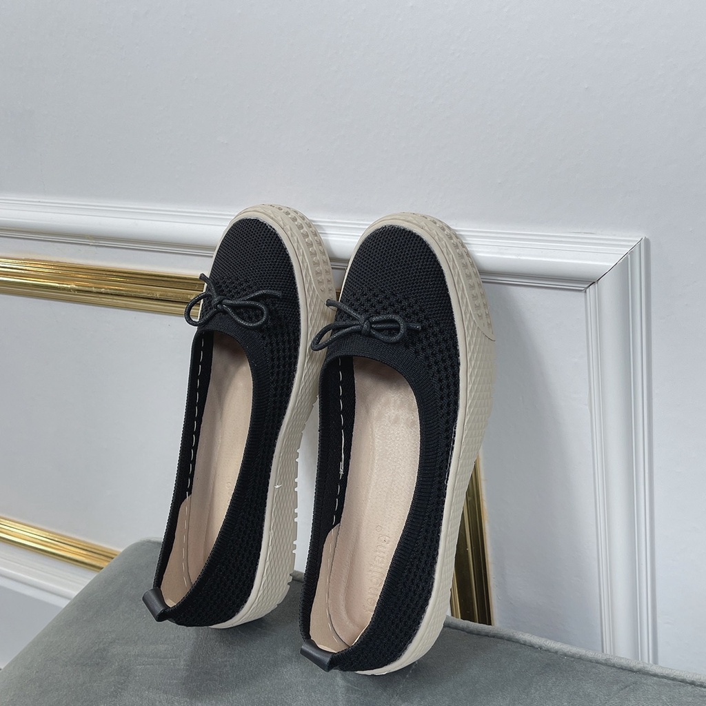Giày lười slip on nữ, giày sục kiểu dáng thể thao độn đế 3cm hàng cao cấp chuẩn đẹp-