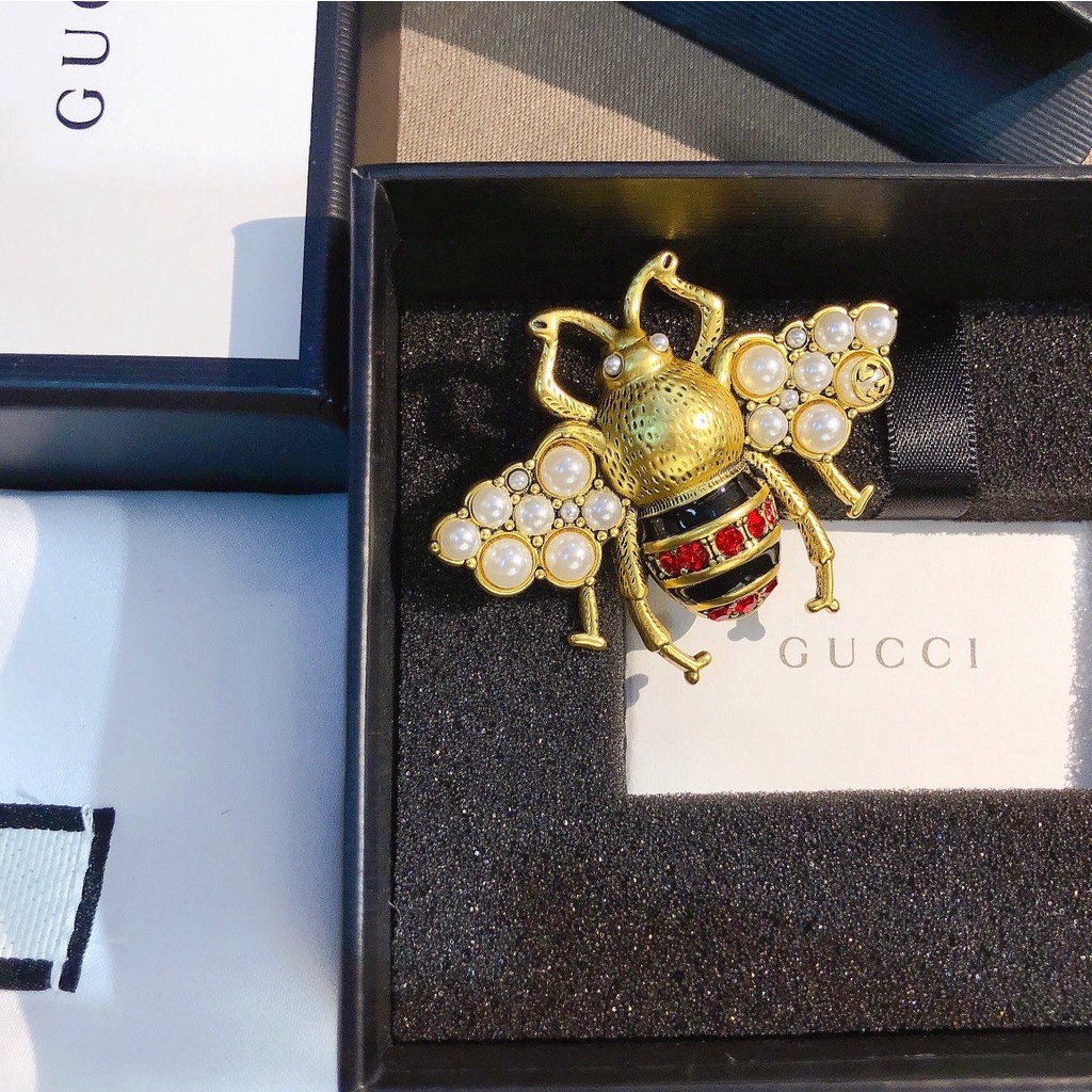 Ghim Cài Áo Hình Cà Vạt/Cà Vạt Thương Hiệu Gucci Thời Trang Dành Cho Nữ Và Nam