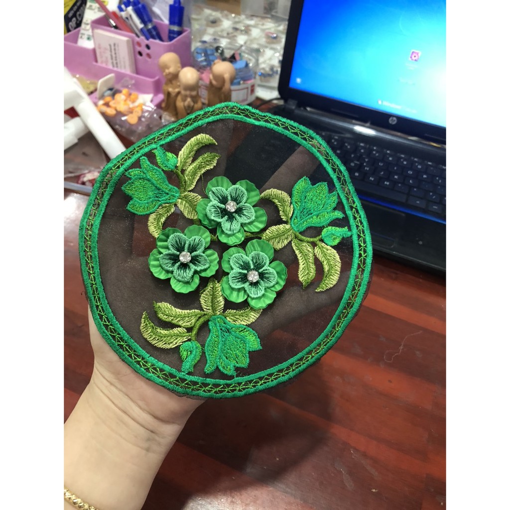 tròn xing xắn 3 hoa 15cm