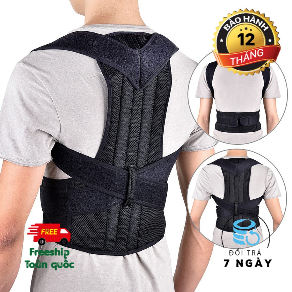 Đai lưng tập gym hỗ trợ cột sống - Hạn chế gù và thoát vị đĩa đệm mới 2019