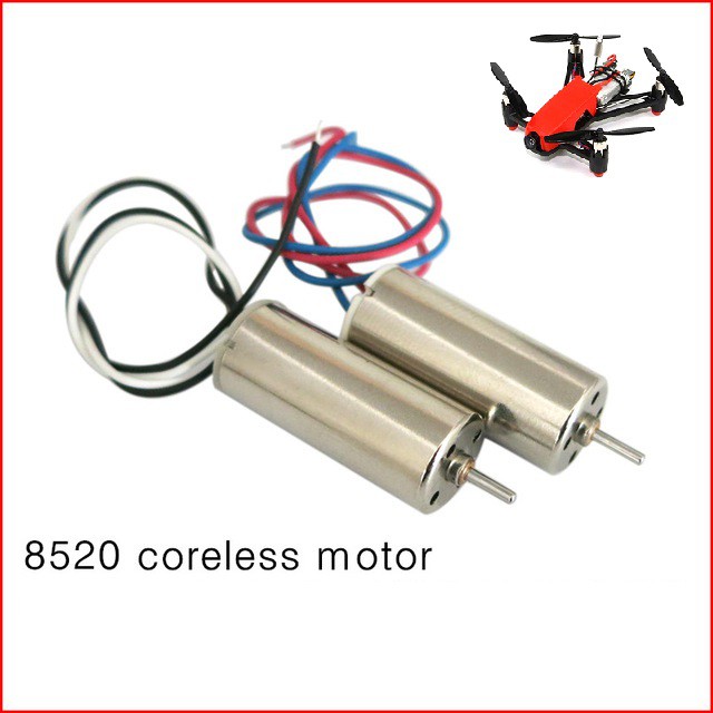 Motor chổi than 8520 3.7V 1S brushed coreless (dây điện xanh đỏ, trắng đen) chế máy bay điều khiển từ xa, drone, flycam