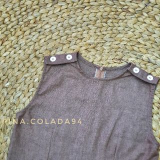 Áo linen phối nút nhiều màu