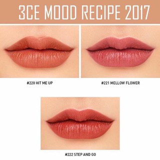[CHÍNH HÃNG] Son Lì 3ce Mood Recipe Matte Lip Color 2017
