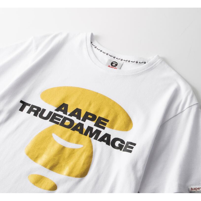 Áo Thun Cotton Ngắn Tay In Chữ Aape Thời Trang Cho Nam Và Nữ | BigBuy360 - bigbuy360.vn