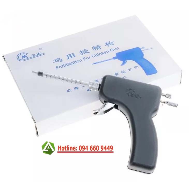 Súng phối tinh cho gà vịt 1ml -  súng bắn tinh  - thiết bị thú y Lê Anh