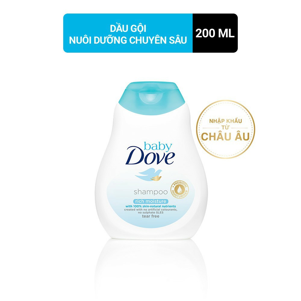 Dầu Gội Baby Dove Nuôi Dưỡng Chuyên Sâu 200 ml